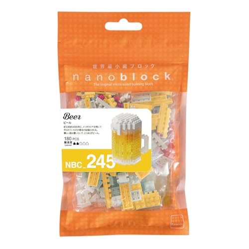 Bandai Nanoblock NBC245 boccale birra set mattoncini
