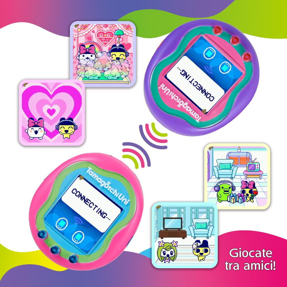 Bandai Tamagotchi Uni 43351 animale virtuale rosa WiFi