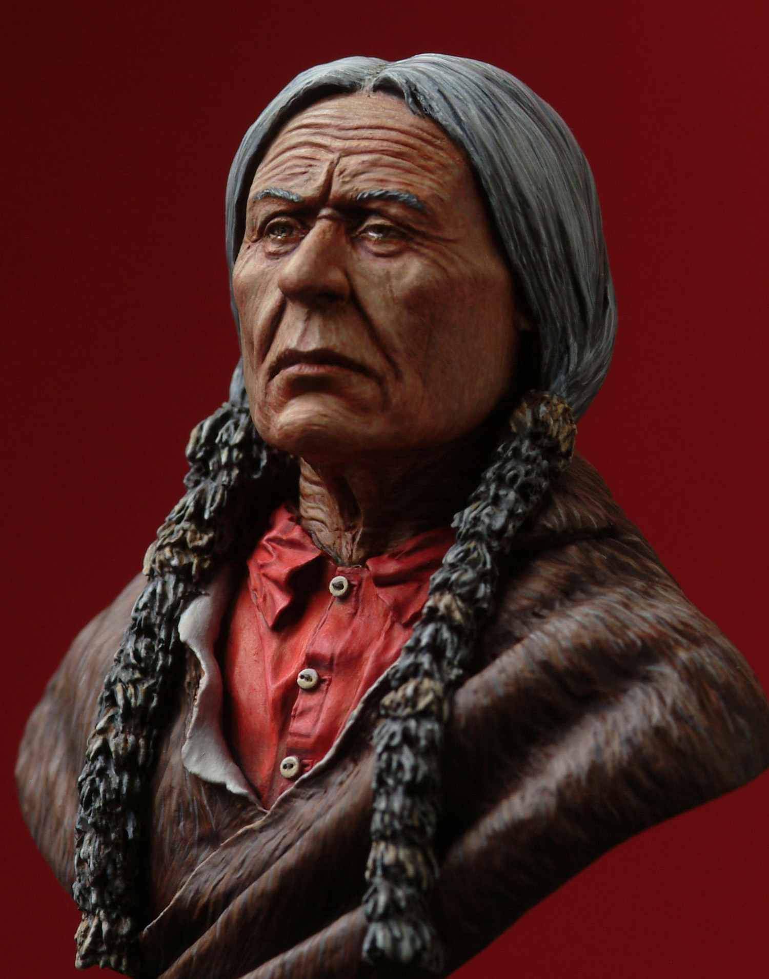 Model Cellar Quapaw Chief figurino capo indiano