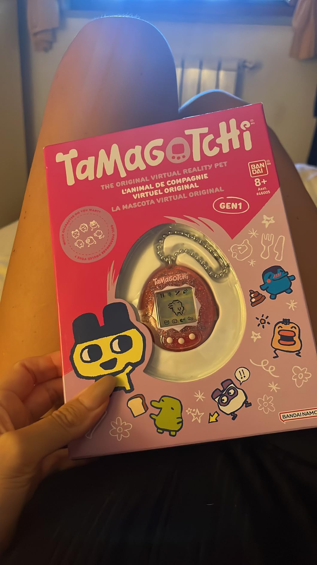 Bandai Tamagotchi Original Color Collection animale blu italiano