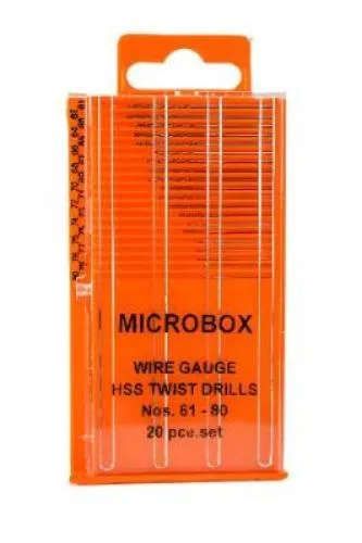 SIG Microbox TL84200 set punte trapano 20 pezzi 61-80 HSS