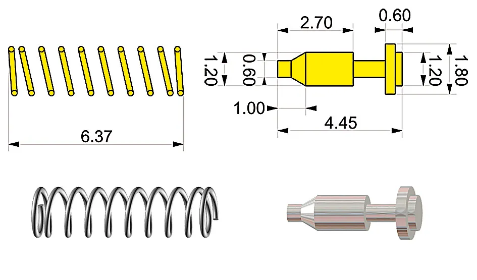 Tameo Kits PG 18 ammortizzatori tipo D 4 pezzi